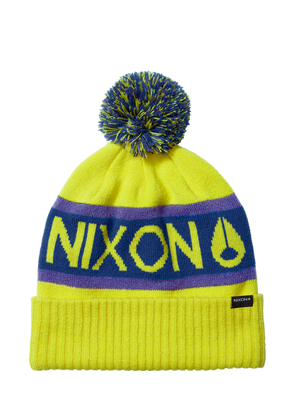 Teamster Beanie  II - Citron / Purple View 1