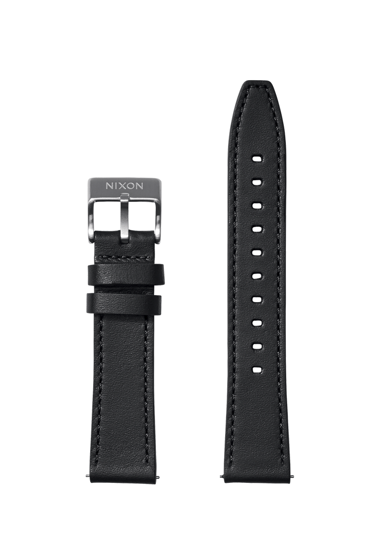 Bracelet en cuir Horween 20mm - Noir