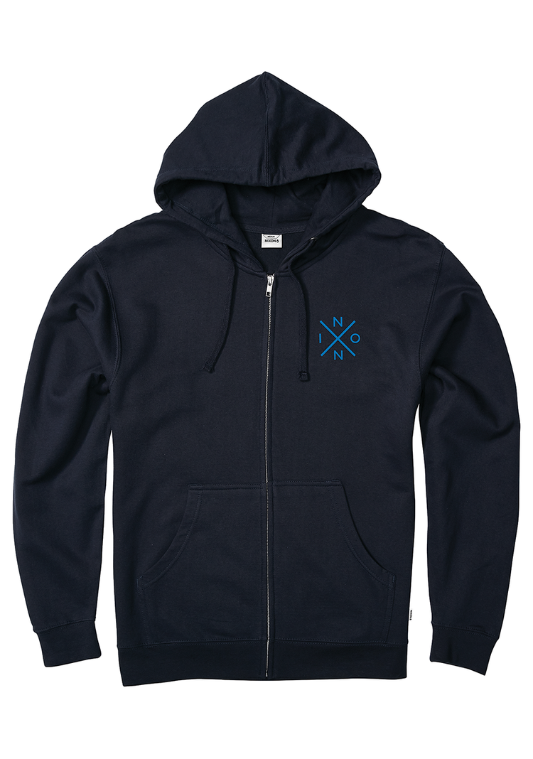 Sweat à capuche zippé intégral Spot - Bleu marine