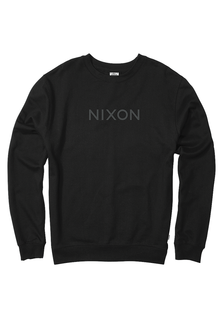Sweatshirt Wordmark Crew - Noir