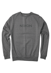 Sweat Wordmark - Gris foncé moucheté View 1