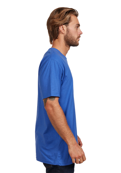 Basis Repreve® T-Shirt - moucheté Bleu saphir / Gris View 4