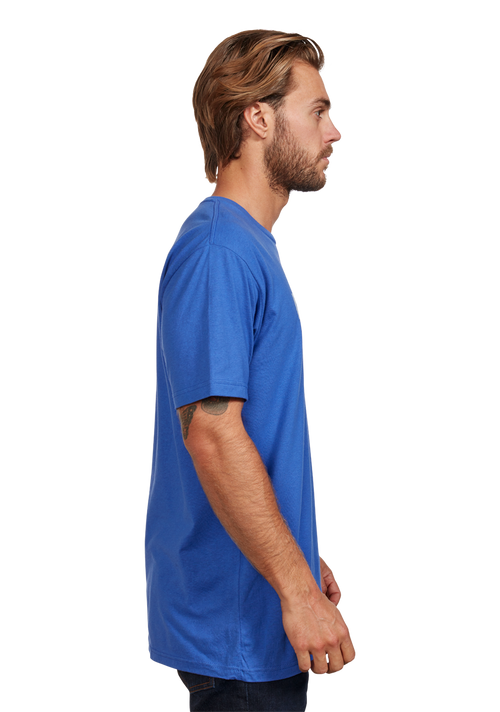 Basis Repreve® T-Shirt - moucheté Bleu saphir / Gris