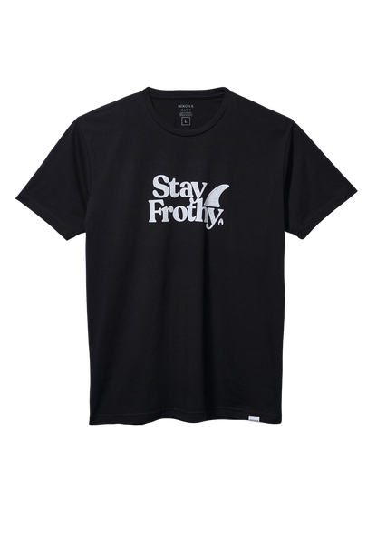 Stay Frothy Repreve® T-Shirt - Noir / blanc View 1