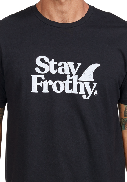 Stay Frothy Repreve® T-Shirt - Noir / blanc View 6